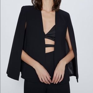 NWT Zara woman Cape Blazer